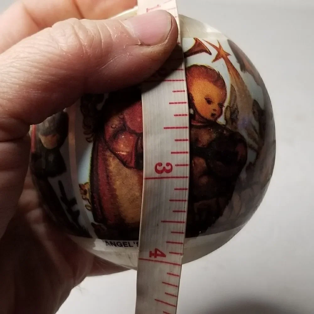 MJ Hummel vintage Christmas ornament bulb 1982 third edition a gift for Jesus